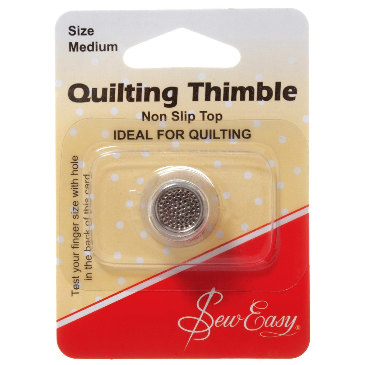 Sew Easy Non-Slip Thimble - Medium