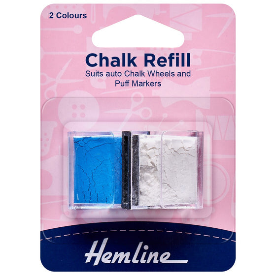 Hemline Tailors Chalk Vanishing White Pack of 3