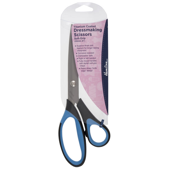 Hemline Scissors Dressmaking Shears Titanium 22.86cm/9in