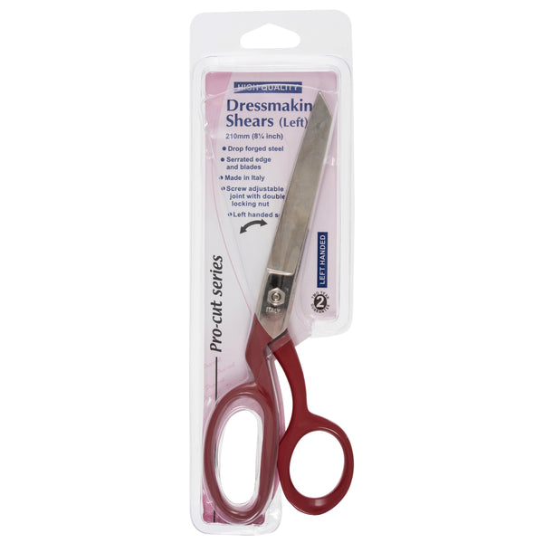 Hemline Scissors Tailors Shears Pro Cut Left handed 20cm/7.8in