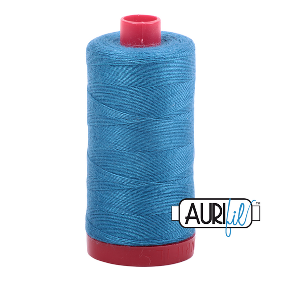 Aurifil 12 1125 Medium Teal Large Spool 325m