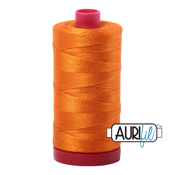 Aurifil 12 1133 Bright Orange Large Spool 325m