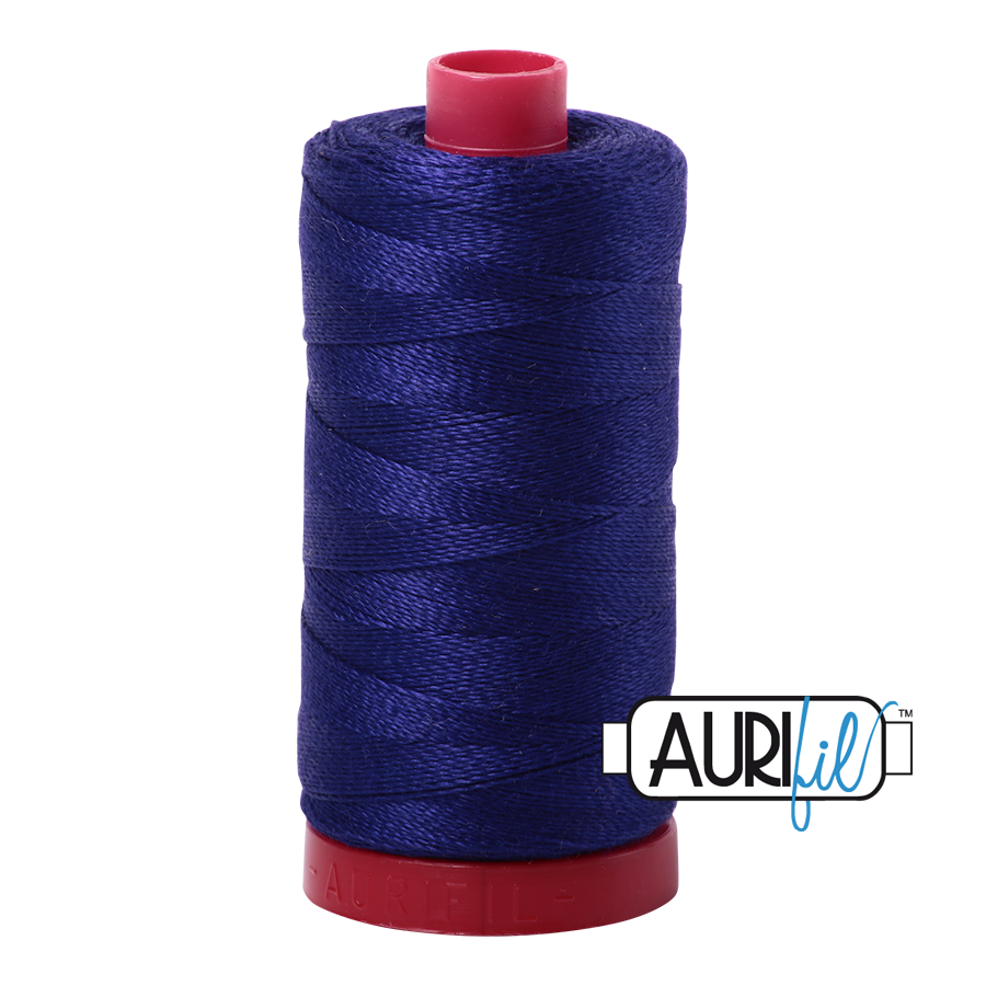 Aurifil 12 1200 Blue Violet Large Spool 325m