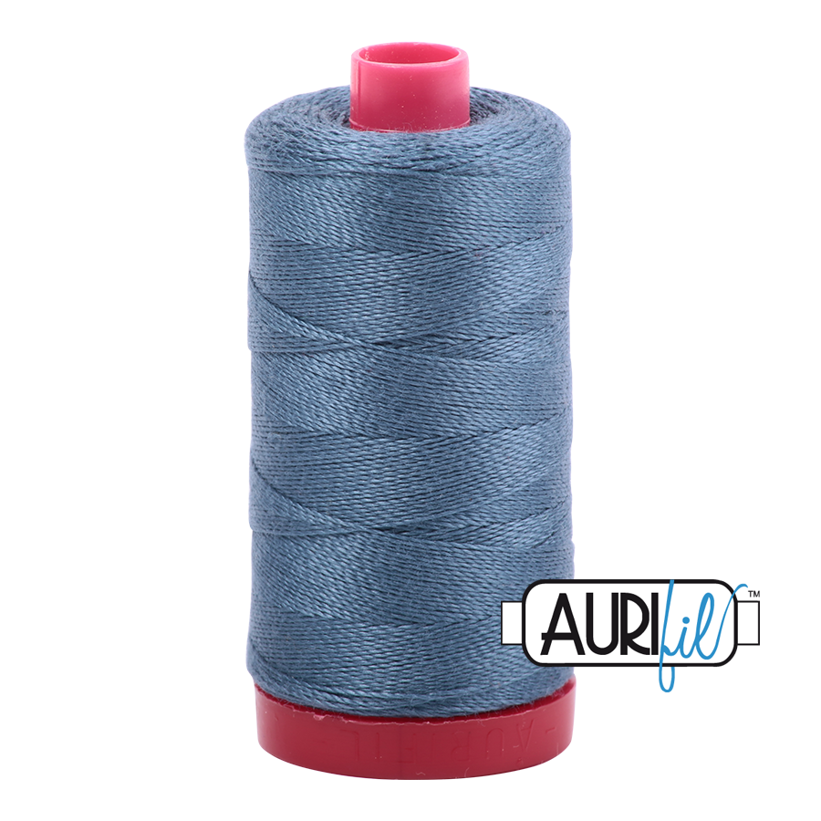 Aurifil 12 1310 Medium Blue Grey Large Spool 325m