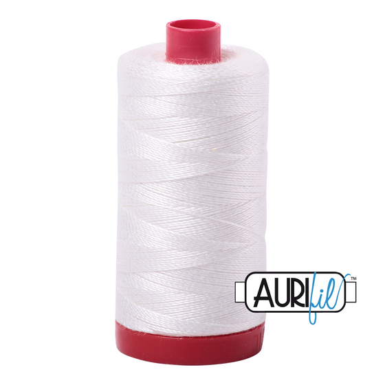 Aurifil 12 2021 Natural White Large Spool 325m