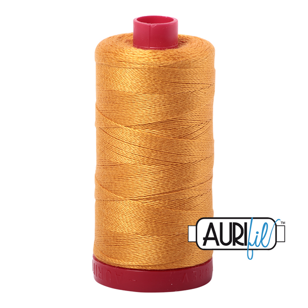 Aurifil 12 2140 Orange Mustard Large Spool 325m