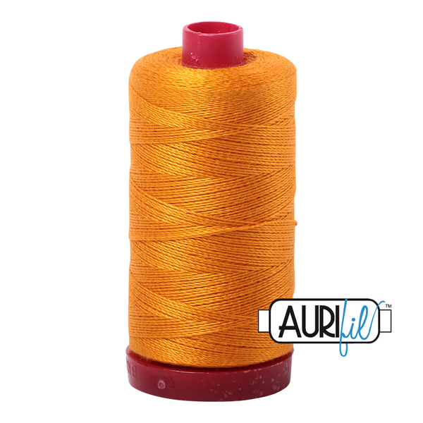 Aurifil 12 2145 Yellow Orange Large Spool 325m