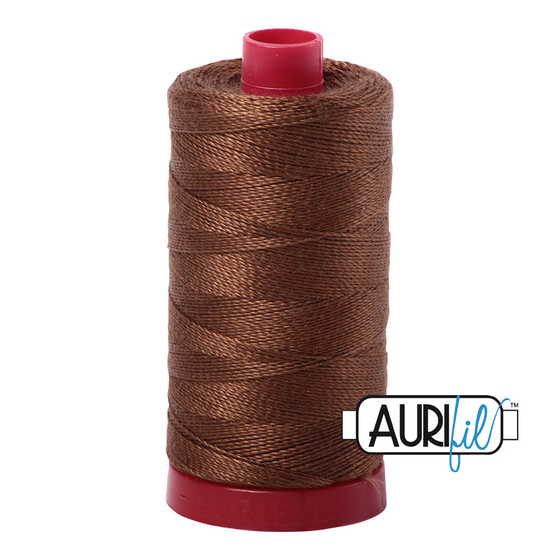 Aurifil 12 2372 Dark Antique Gold Large Spool 325m