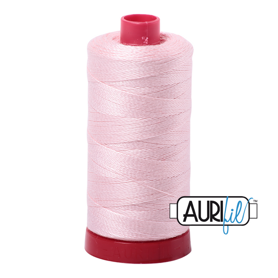 Aurifil 12 2410 Pale Pink Large Spool 325m