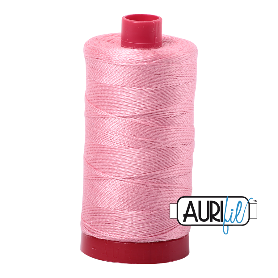 Aurifil 12 2425 Bright Pink Large Spool 325m