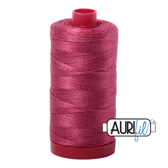 Aurifil 12 2455 Medium Carmine Red Large Spool 325m