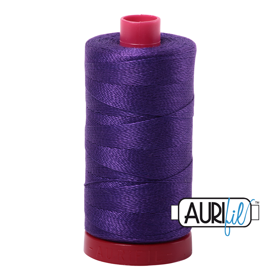 Aurifil 12 2582 Dark Violet Large Spool 325m