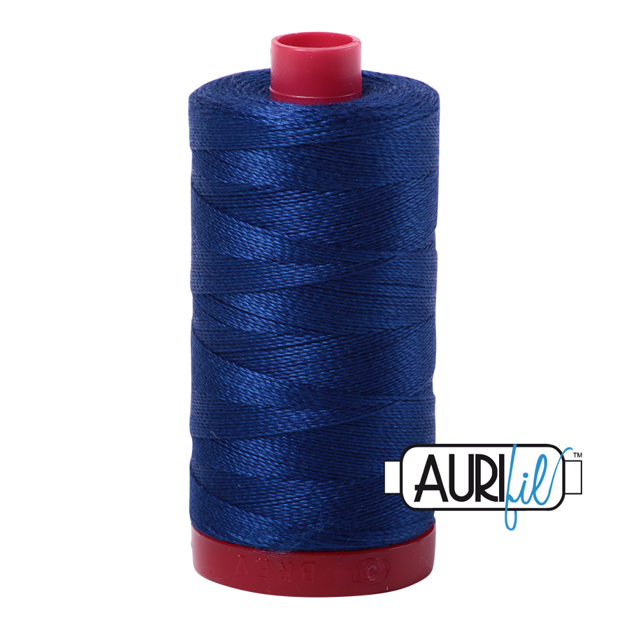 Aurifil 12 2780 Dark Delft Blue Large Spool 325m