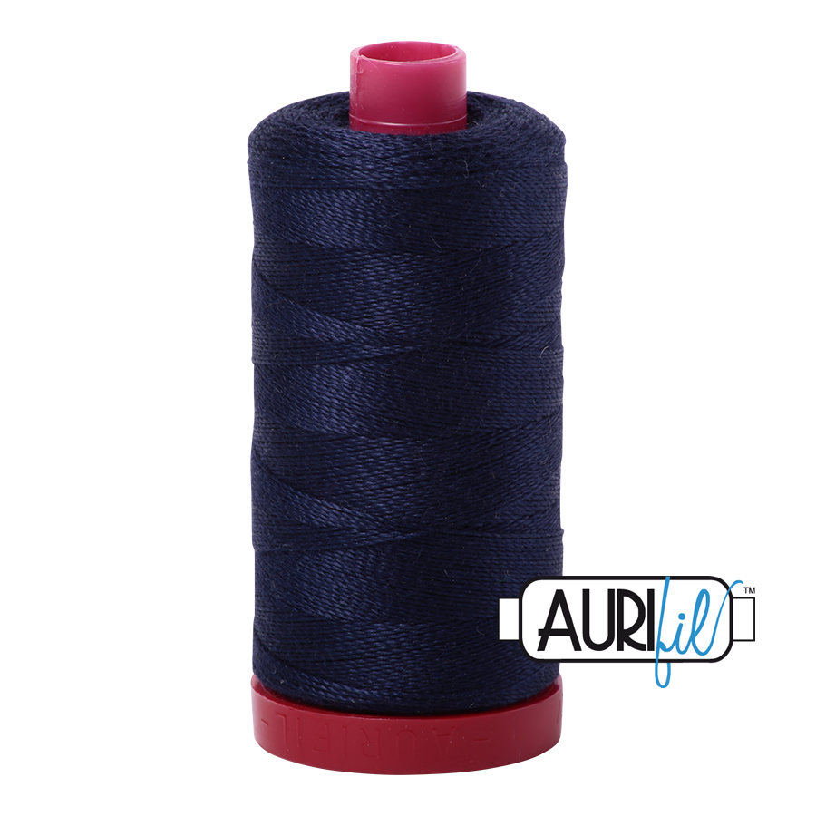 Aurifil 12 2785 Very Dark Navy Large Spool 325m