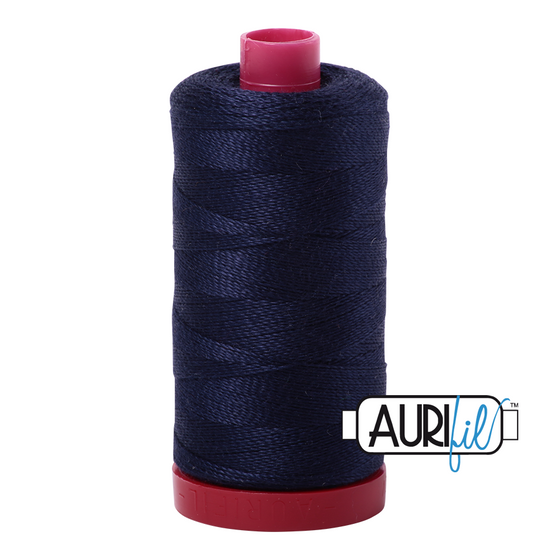 Aurifil 12 2785 Very Dark Navy Large Spool 325m