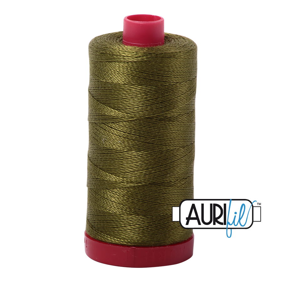 Aurifil 12 2887 Very Dark Olive Large Spool 325m