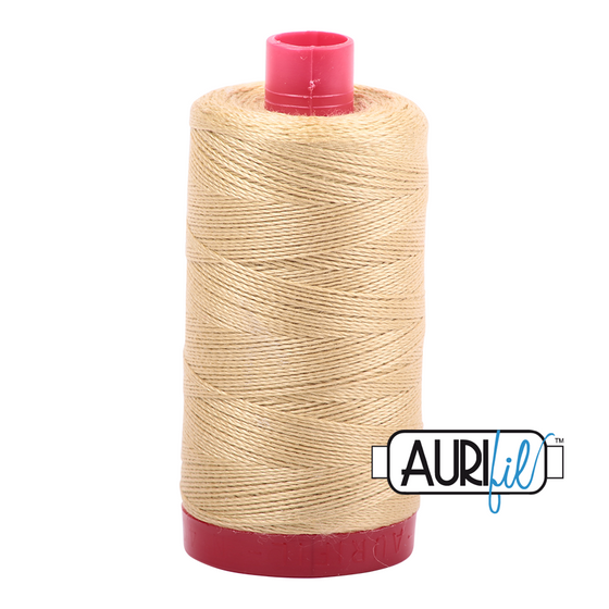 Aurifil 12 2915 Very Light Brass Large Spool 325m