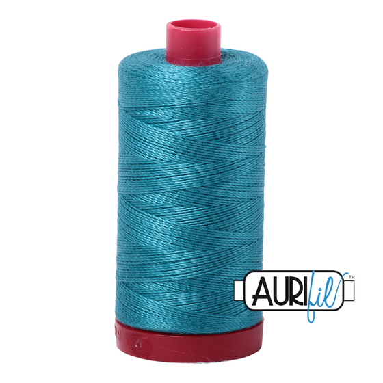 Aurifil 12 4182 Dark Turquoise Large Spool 325m