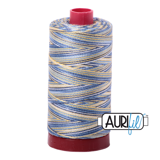 Aurifil 12 4649 Lemon Blueberry Large Spool 325m