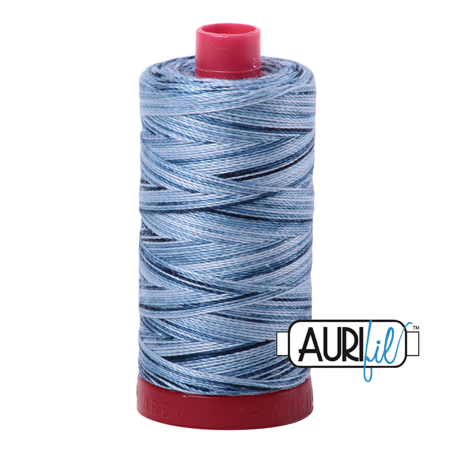 Aurifil 12 4669 Stonewash Blues Large Spool 325m