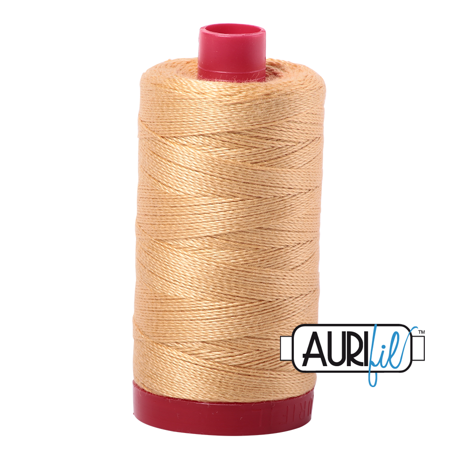 Aurifil 12 5001 Ocher Yellow Large Spool 325m