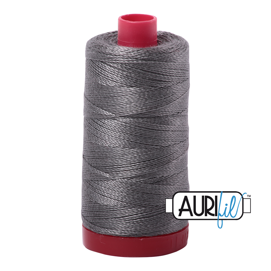 Aurifil 12 5004 Grey Smoke Large Spool 325m