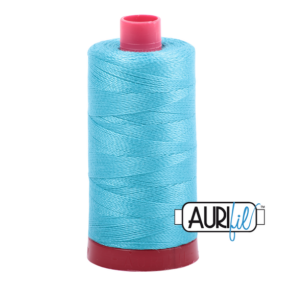 Aurifil 12 5005 Bright Turquoise Large Spool 325m