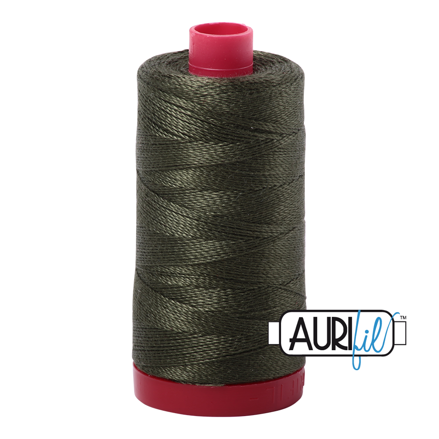 Aurifil 12 5012 Dark Green Large Spool 325m