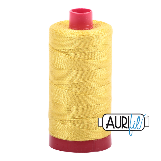 Aurifil 12 5015 Gold Yellow Large Spool 325m