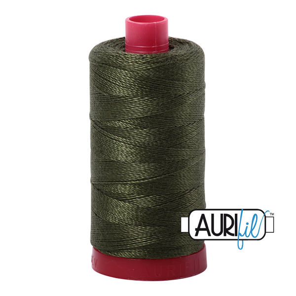 Aurifil 12 5023 Medium Green Large Spool 325m