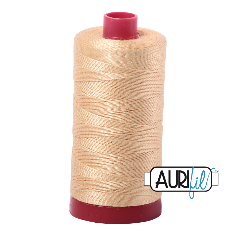 Aurifil 12 6001 Light Caramel Large Spool 325m