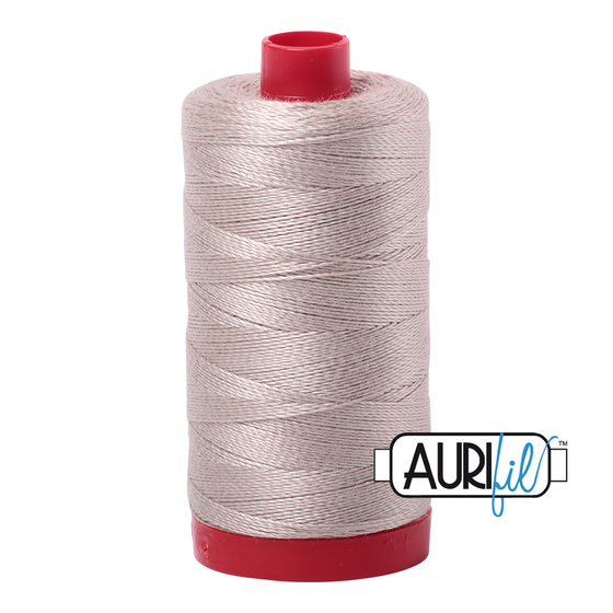 Aurifil 12 6711 Pewter Large Spool 325m