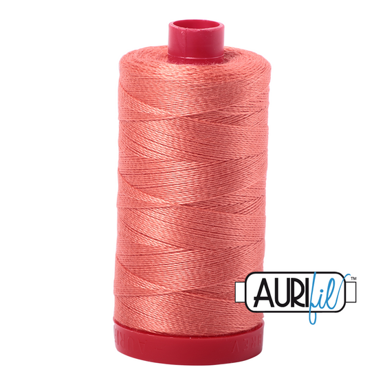 Aurifil 12 6729 Tangerine Dream Large Spool 325m