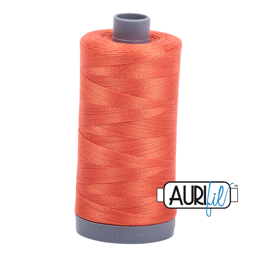 Aurifil 28 1154 Dusty Orange Large Spool 750m