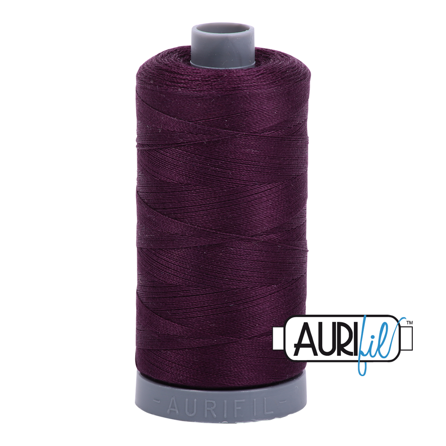 Aurifil 28 1240 Very Dark Eggplant Large Spool 750m