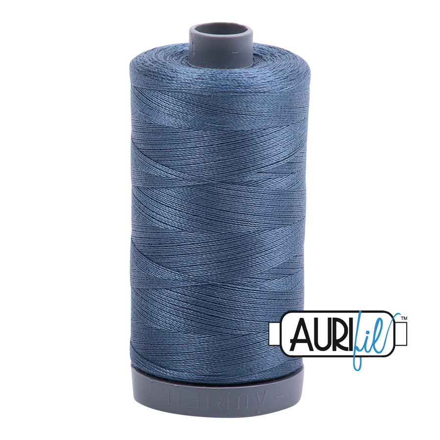 Aurifil 28 1310 Medium Blue Grey Large Spool 750m