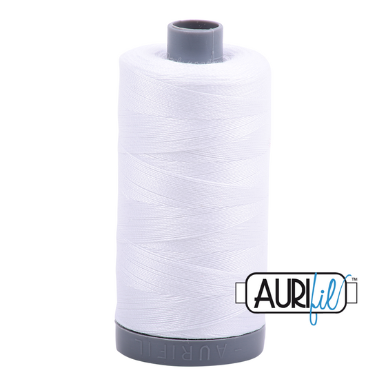 Aurifil 28 2024 White Large Spool 750m