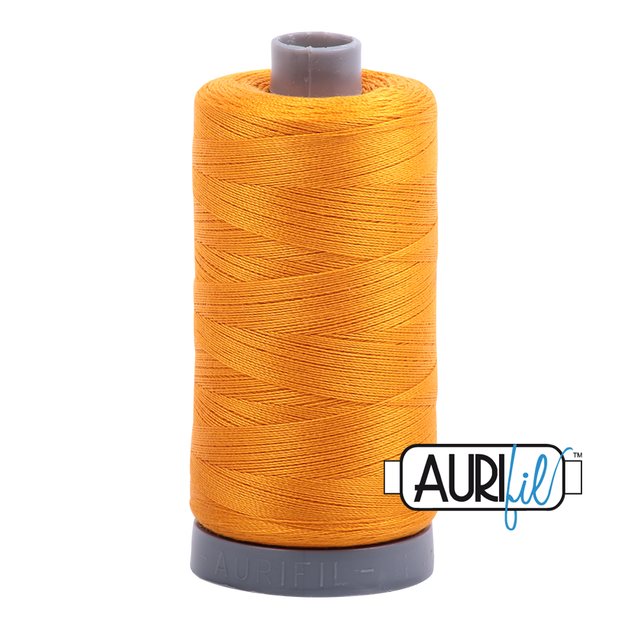 Aurifil 28 2145 Yellow Orange Large Spool 750m