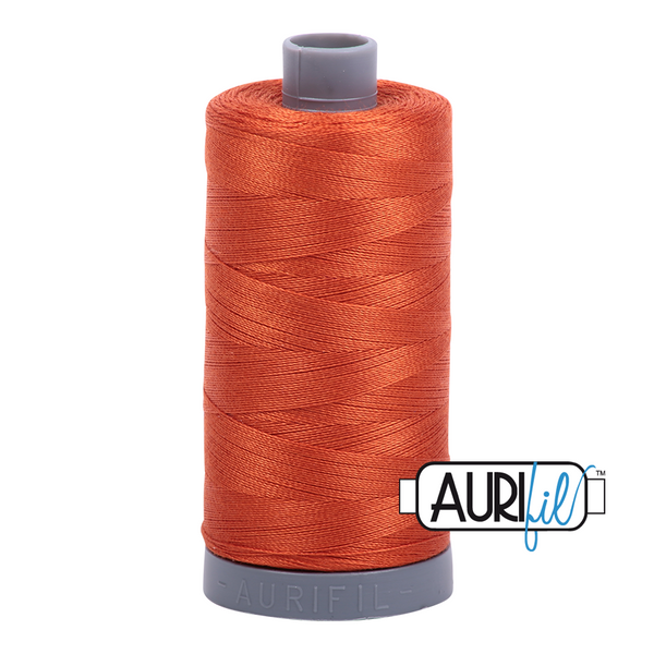 Aurifil 28 2240 Rusty Orange Large Spool 750m