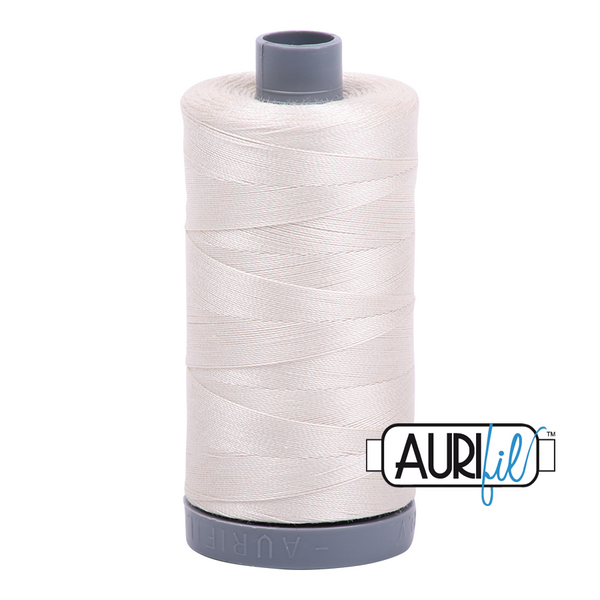 Aurifil 28 2309 Silver White Large Spool 750m