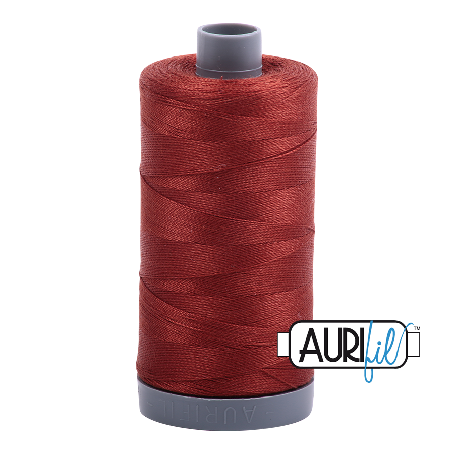 Aurifil 28 2355 Rust Large Spool 750m