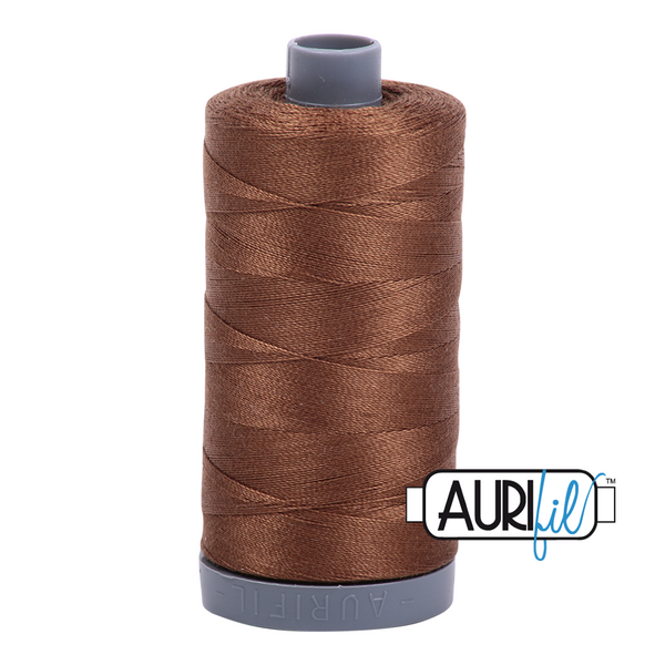 Aurifil 28 2372 Dark Antique Gold Large Spool 750m