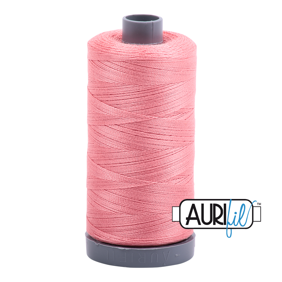 Aurifil 28 2435 Peachy Pink Large Spool 750m