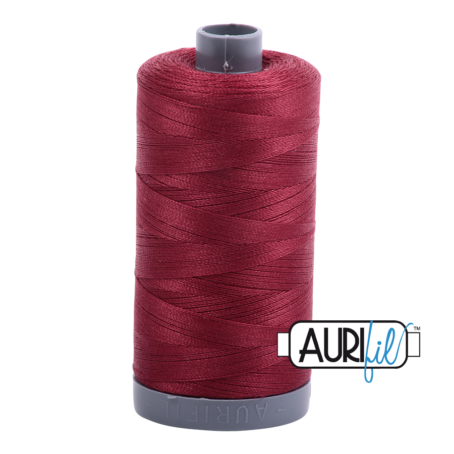 Aurifil 28 2460 Dark Carmine Red Large Spool 750m