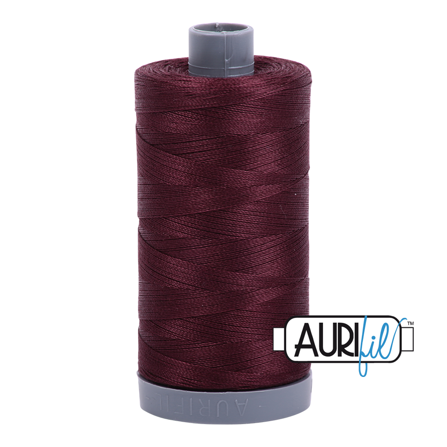 Aurifil 28 2468 Dark Wine Large Spool 750m