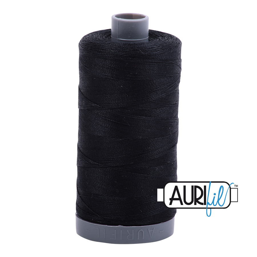 Aurifil 28 2692 Black Large Spool 750m