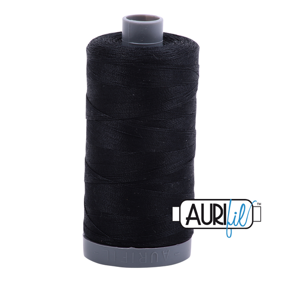 Aurifil 28 2692 Black Large Spool 750m