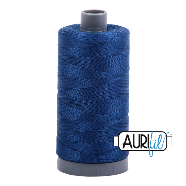 Aurifil 28 2780 Dark Delft Blue Large Spool 750m