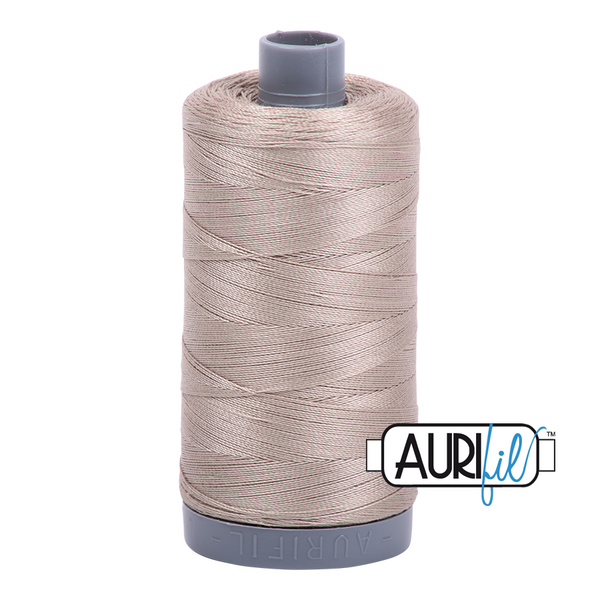 Aurifil 28 5011 Rope Beige Large Spool 750m