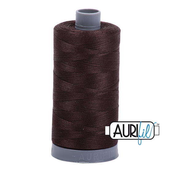 Aurifil 28 5024 Dark Brown Large Spool 750m